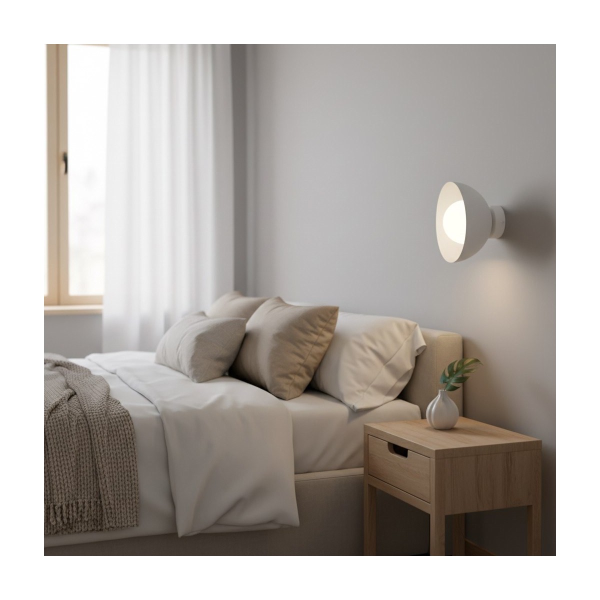 Emibig BIBI K1 WHITE EM1545/K1 kolor biały z kategorii kinkiety