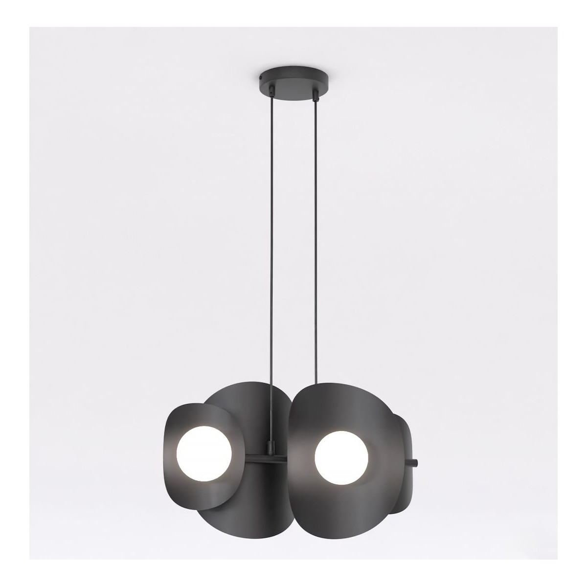 Emibig ELEMENTI 4 BLACK EM1491/4 kolor czarny z kategorii lampy wiszące