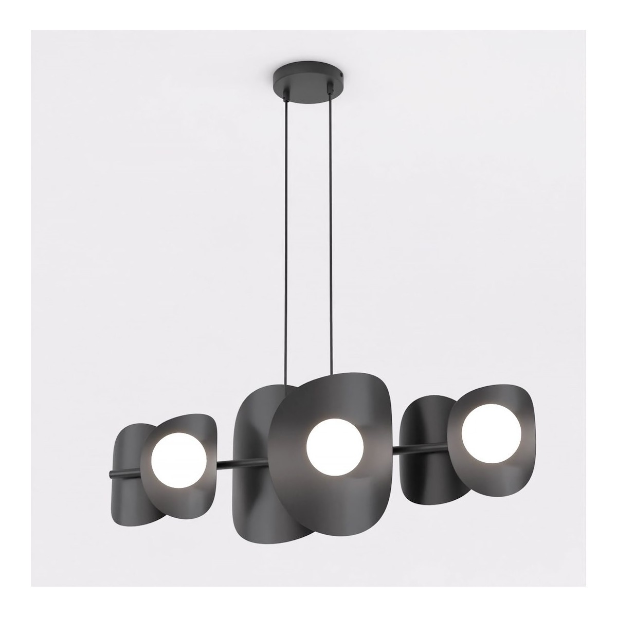 Emibig ELEMENTI 6 BLACK EM1491/6 kolor czarny z kategorii lampy wiszące