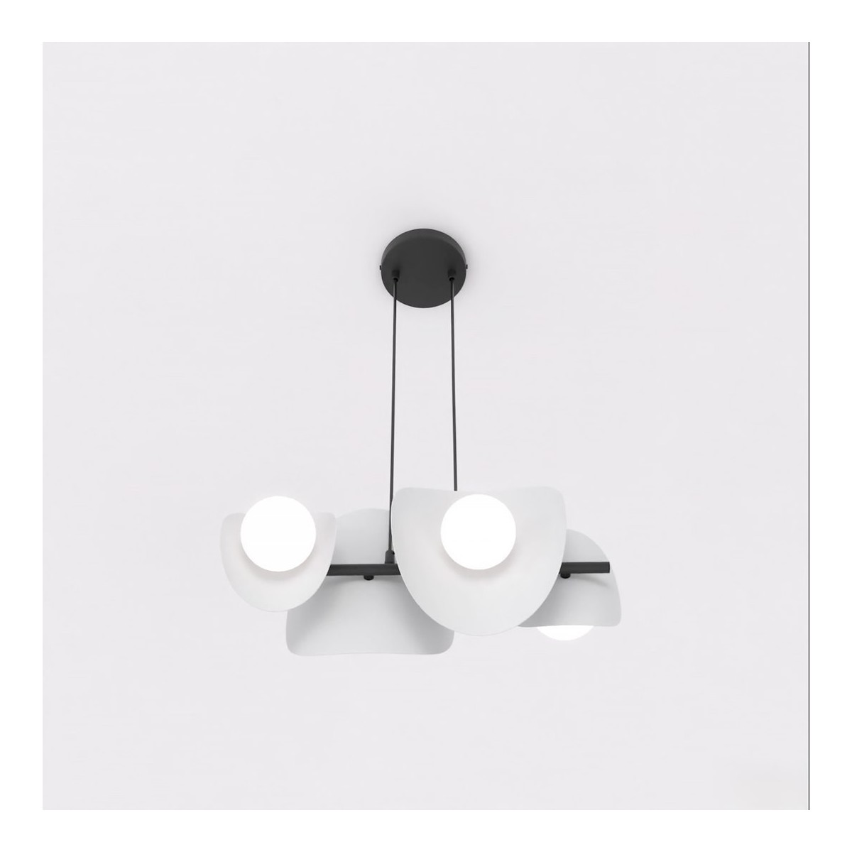 Emibig ELEMENTI 4 BL GRAY EM1494/4 kolor szary z kategorii lampy wiszące