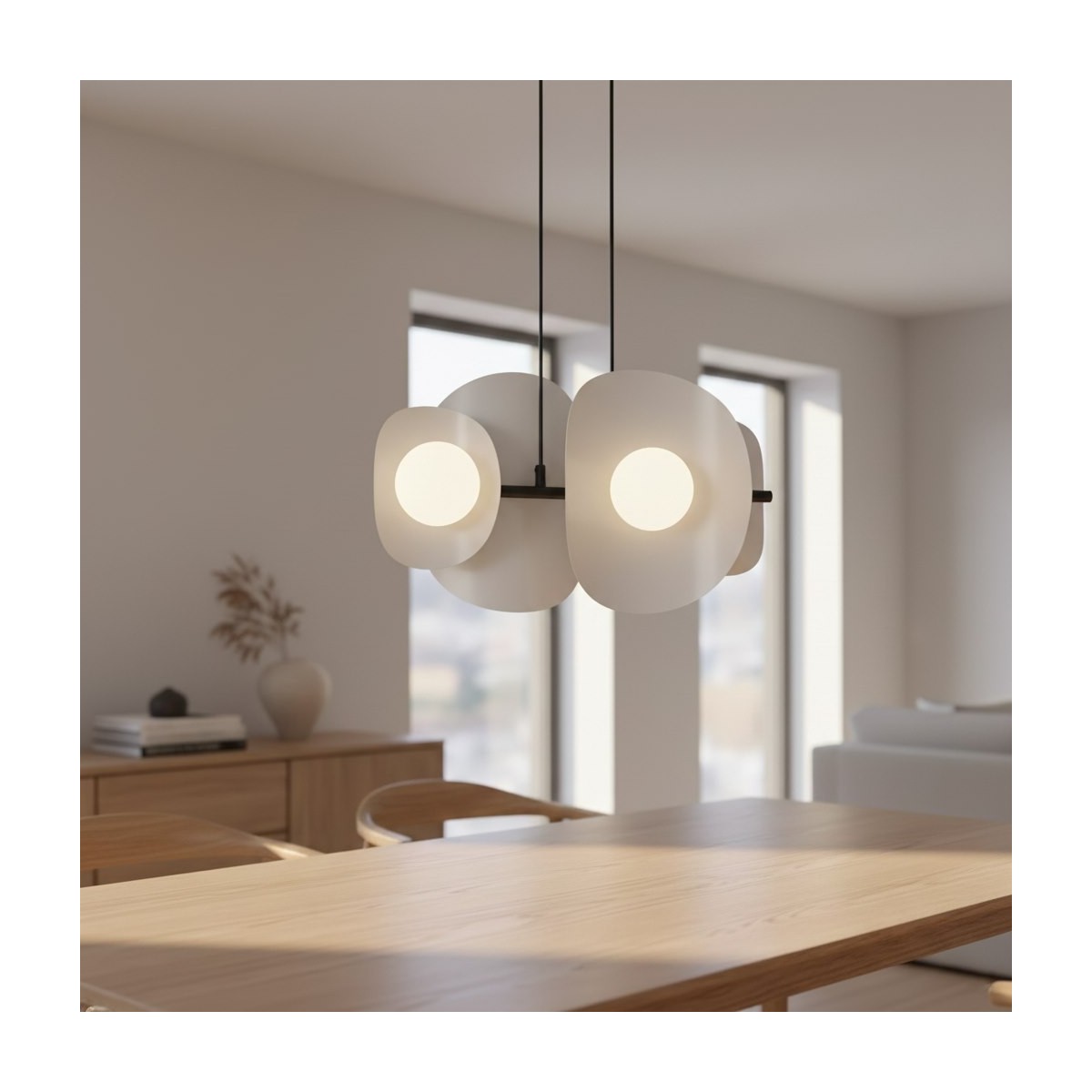 Emibig ELEMENTI 4 BL GRAY EM1494/4 kolor szary z kategorii lampy wiszące