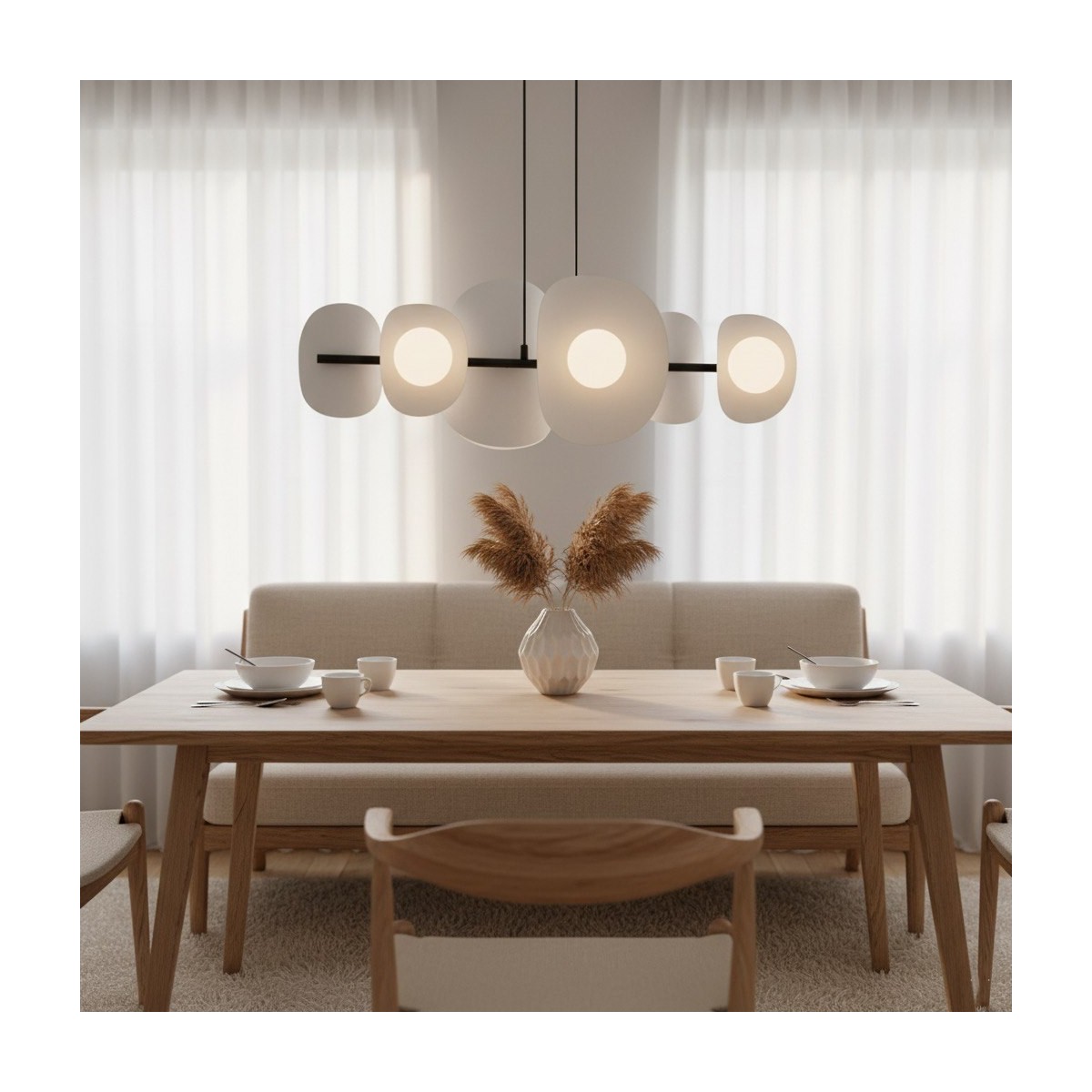 Emibig ELEMENTI 6 BL GRAY EM1494/6 kolor szary z kategorii lampy wiszące