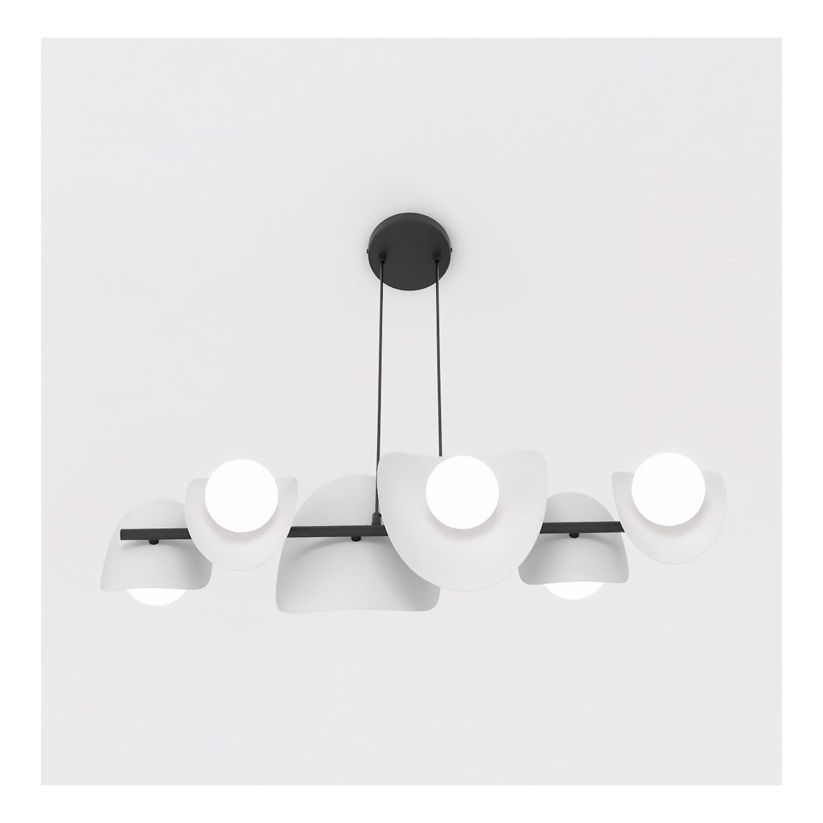 Emibig ELEMENTI 6 BL GRAY EM1494/6 kolor szary z kategorii lampy wiszące