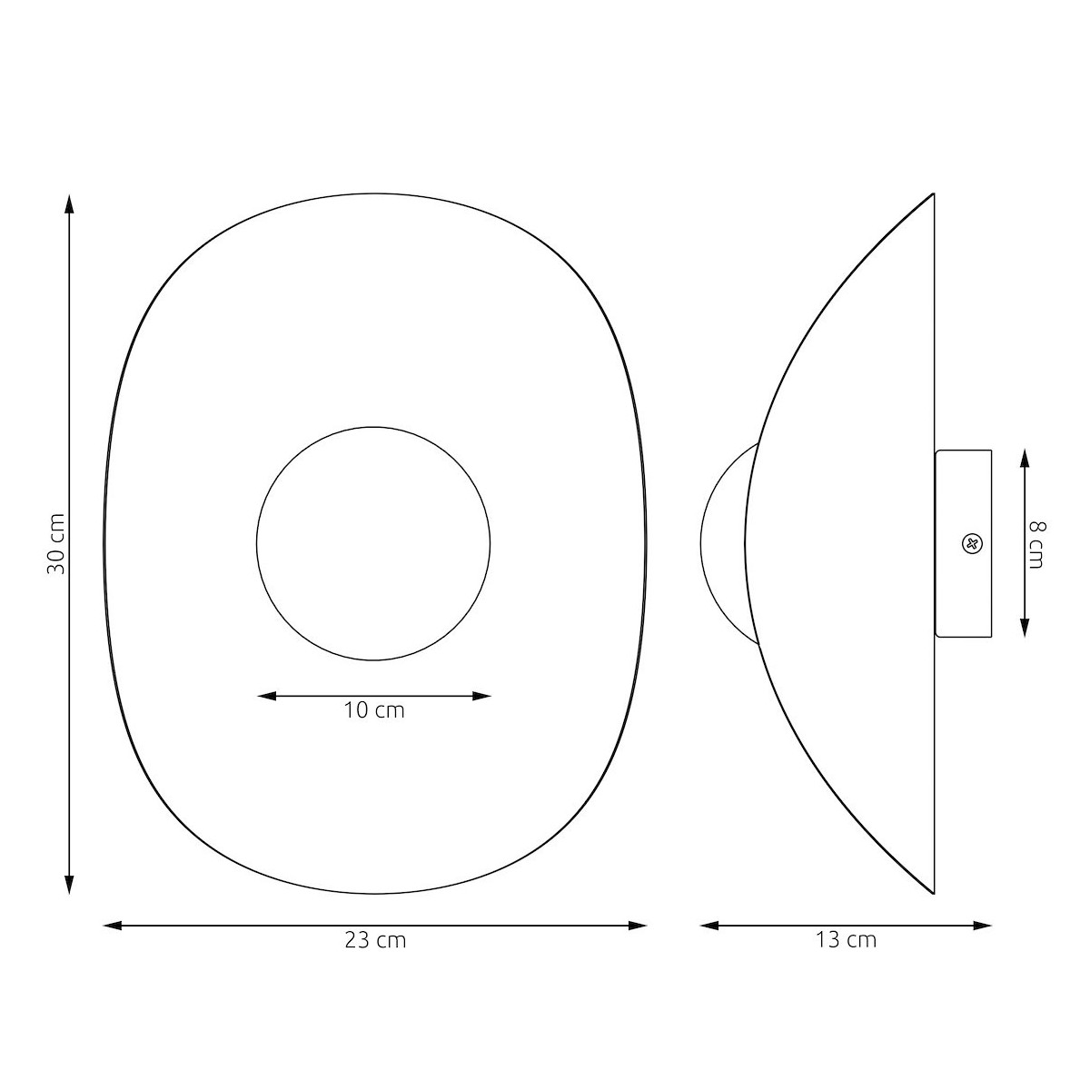 Emibig FIERO XL K1 GRAY EM1526/K1 kolor szary z kategorii kinkiety