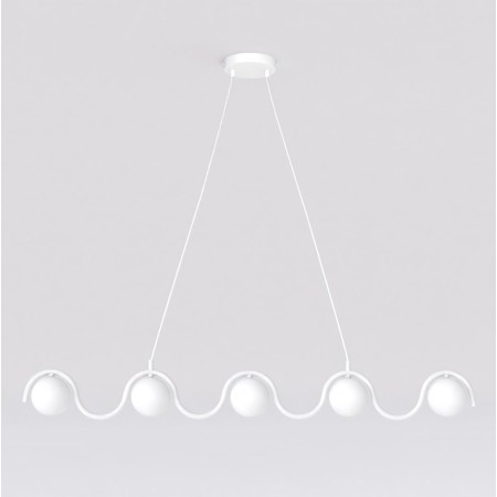 Emibig SINUS WH OPAL EM1583/5 kolor biały z kategorii lampy wiszące