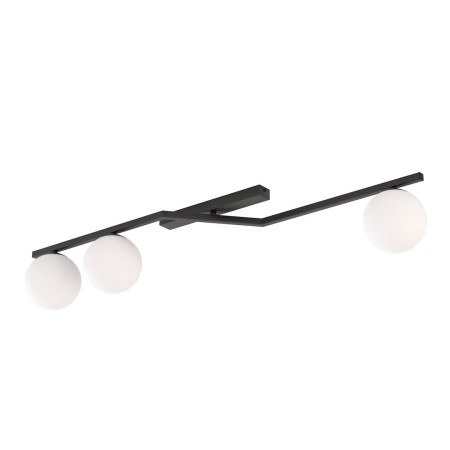 Emibig NATON 3 BL OPAL EM1508/3 kolor czarny z kategorii lampy sufitowe