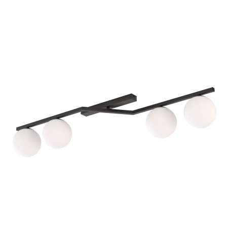 Emibig NATON 4 BL OPAL EM1508/4 kolor czarny z kategorii lampy sufitowe