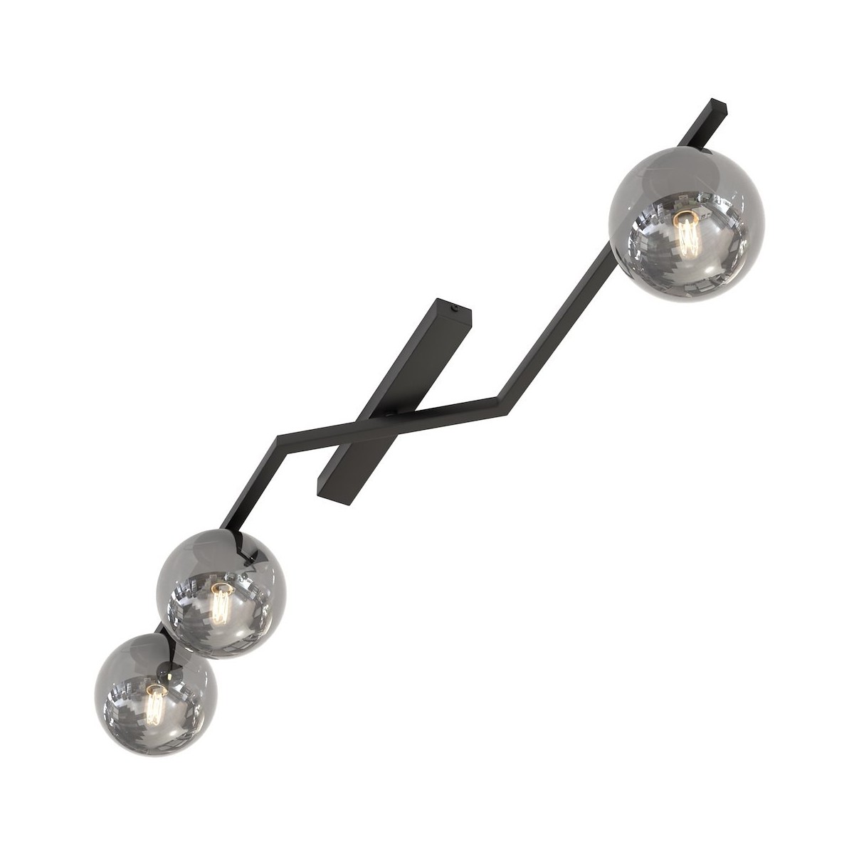 Emibig NATON 3 BL GRAFIT EM1509/3 kolor czarny z kategorii lampy sufitowe