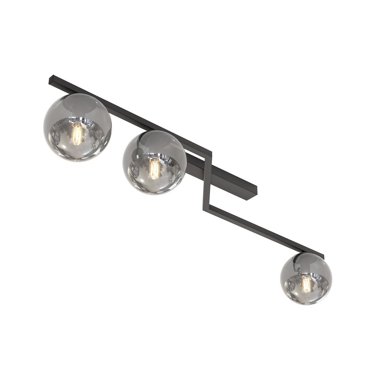 Emibig NATON 3 BL GRAFIT EM1509/3 kolor czarny z kategorii lampy sufitowe