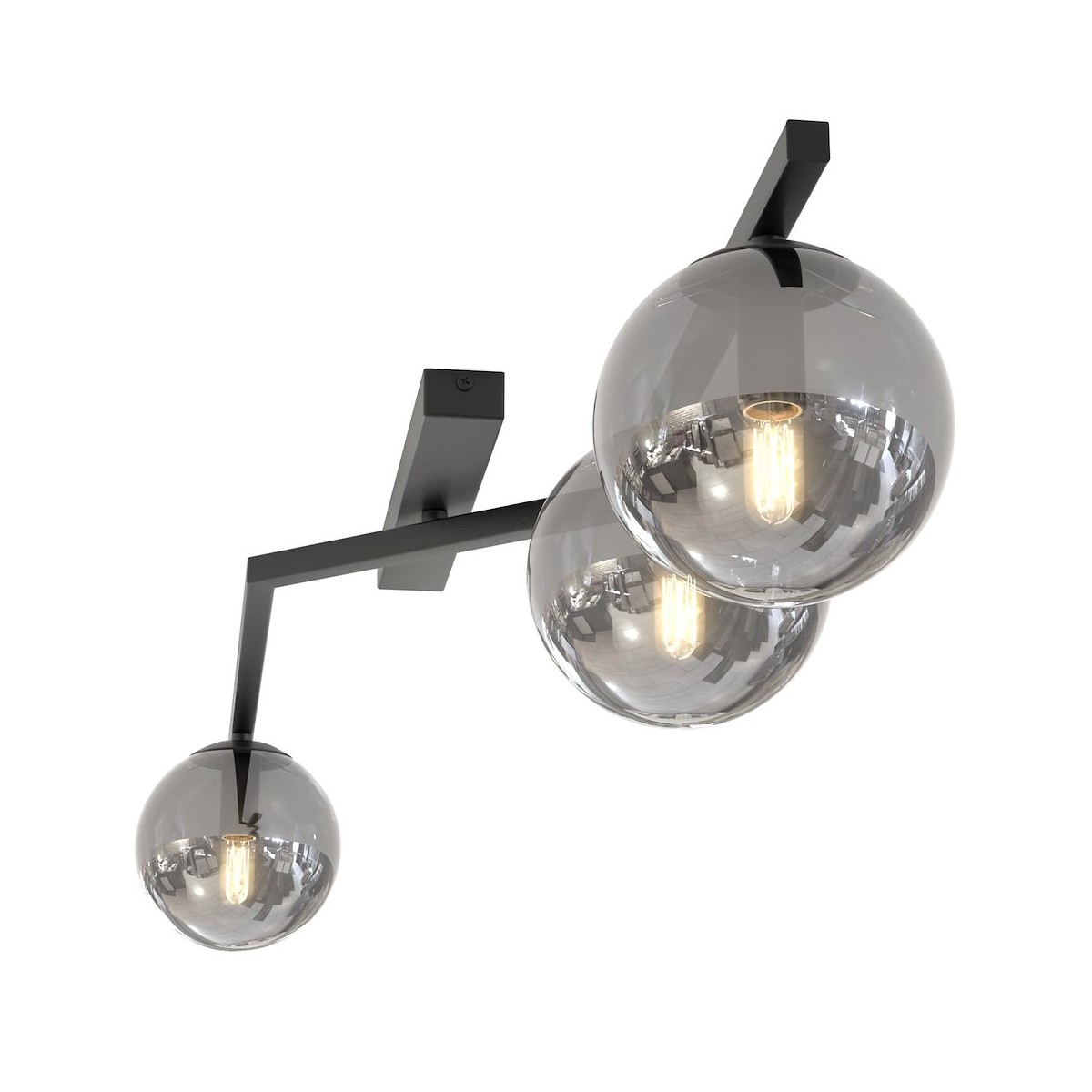 Emibig NATON 3 BL GRAFIT EM1509/3 kolor czarny z kategorii lampy sufitowe