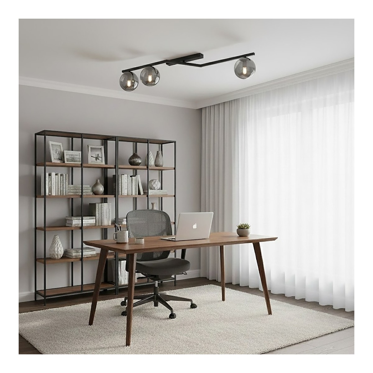 Emibig NATON 3 BL GRAFIT EM1509/3 kolor czarny z kategorii lampy sufitowe