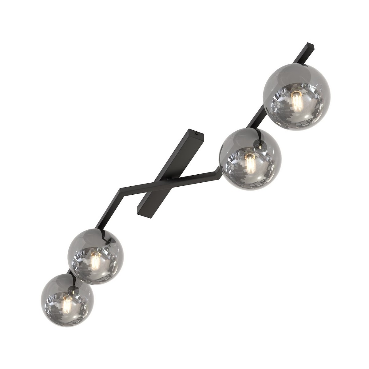 Emibig NATON 4 BL GRAFIT EM1509/4 kolor czarny z kategorii lampy sufitowe