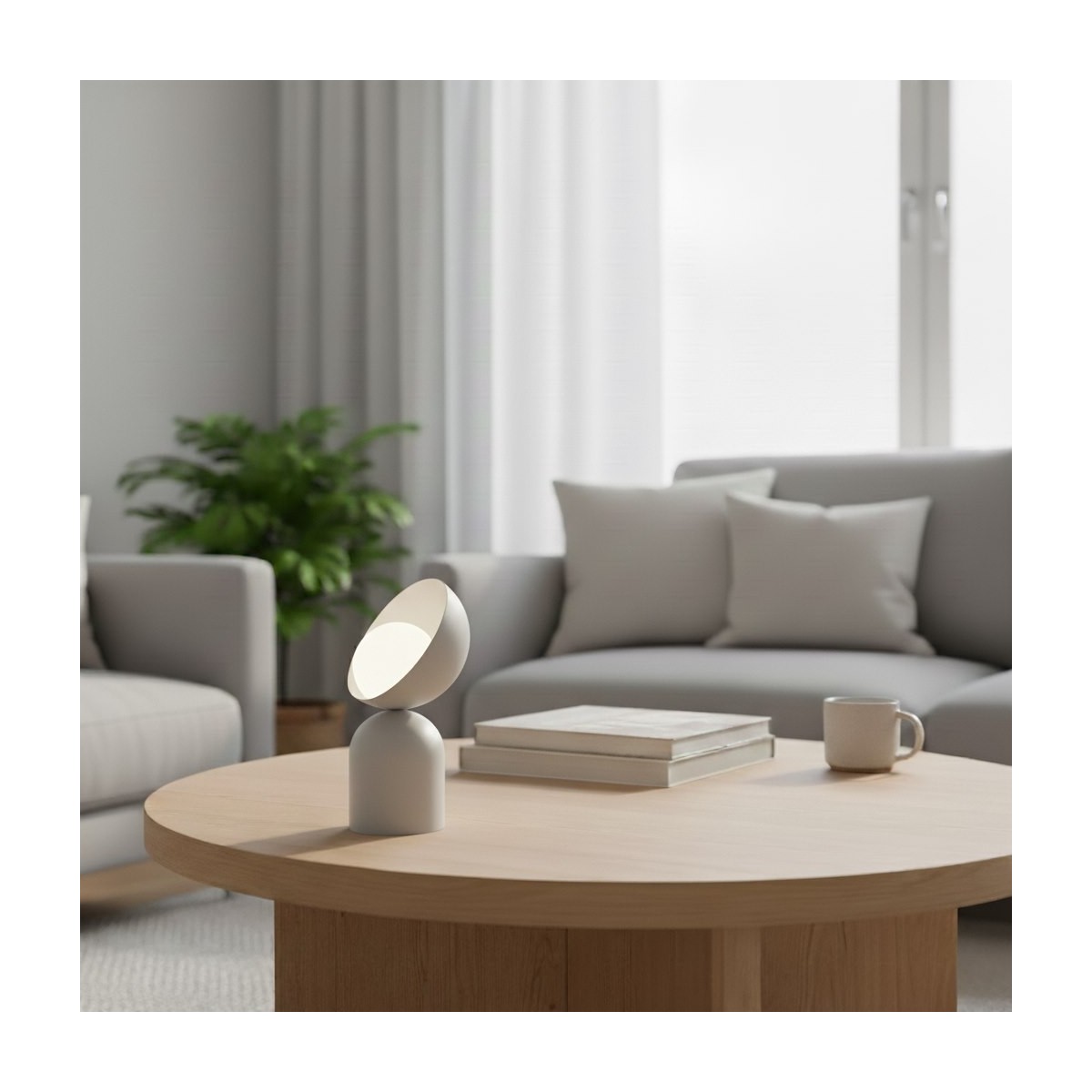 Emibig BOTO LN1 WHITE EM1511/LN1 kolor biały z kategorii lampki biurkowe