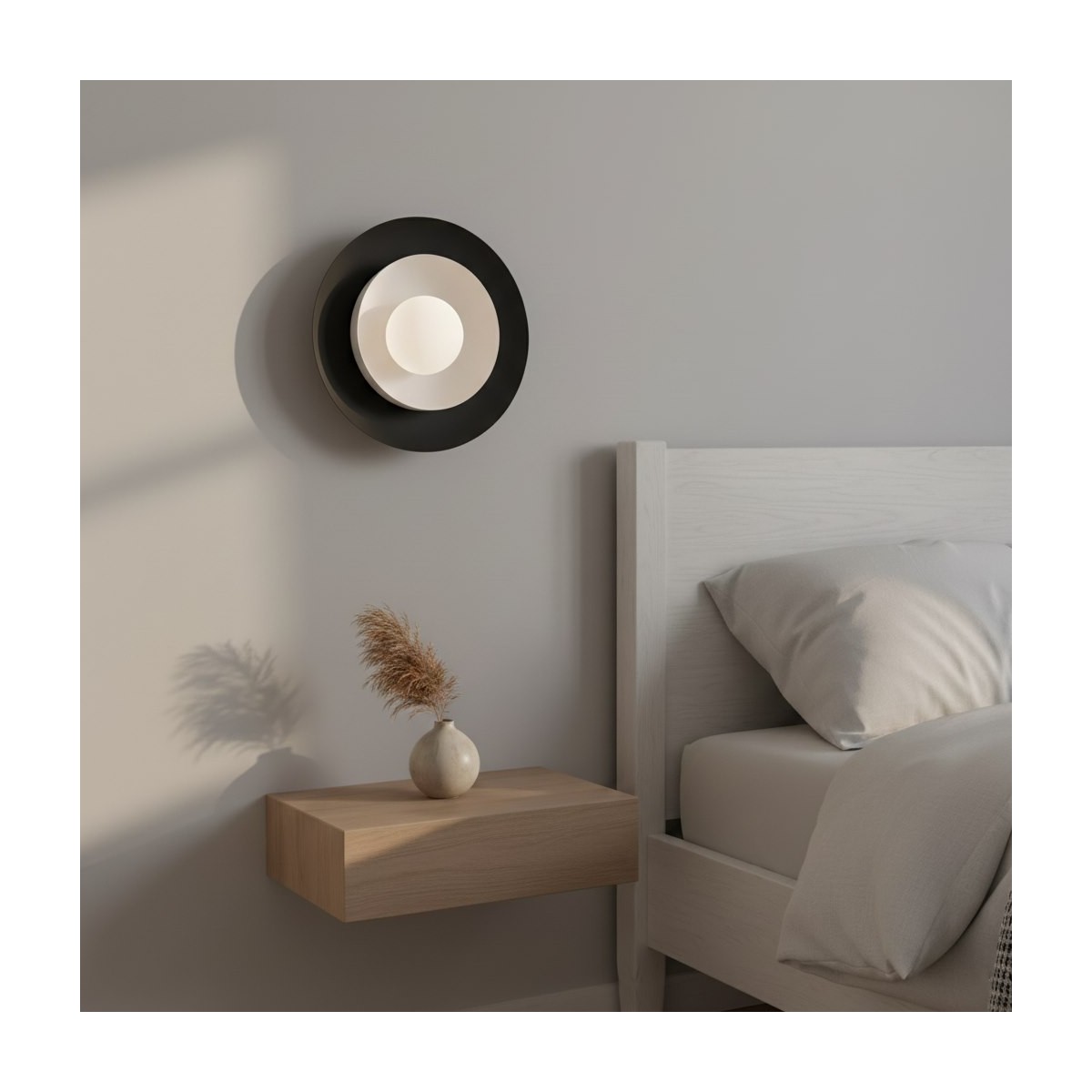 Emibig POPPI K1 BL WHITE EM1519/K1 kolor czarny z kategorii kinkiety