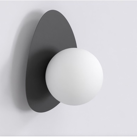 Emibig OVO K1 BLACK EM1527/K1 kolor czarny z kategorii kinkiety