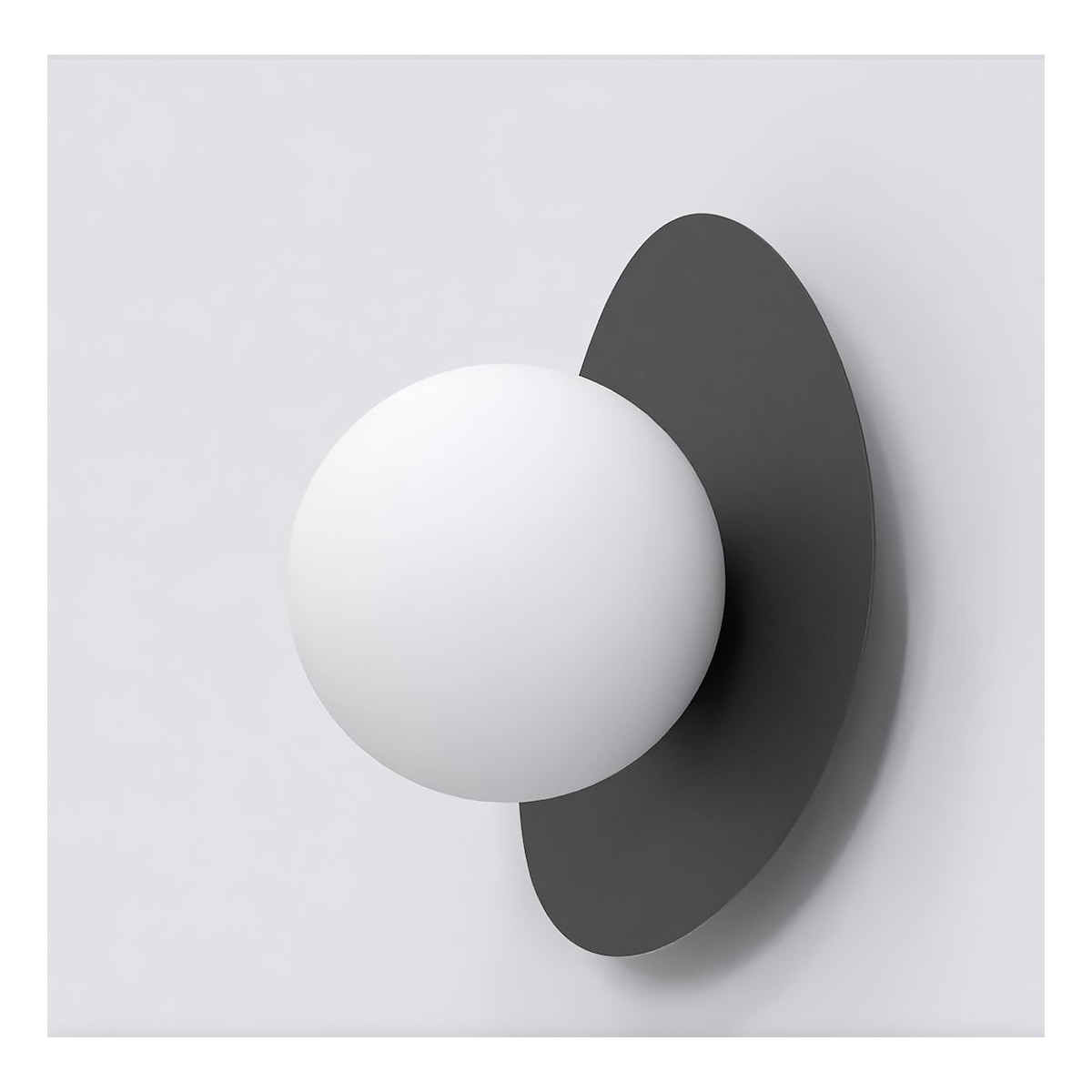 Emibig OVO K1 BLACK EM1527/K1 kolor czarny z kategorii kinkiety