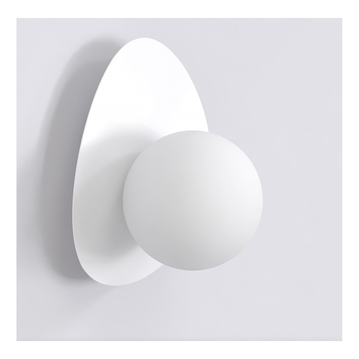 Emibig OVO K1 WHITE EM1528/K1 kolor biały z kategorii kinkiety