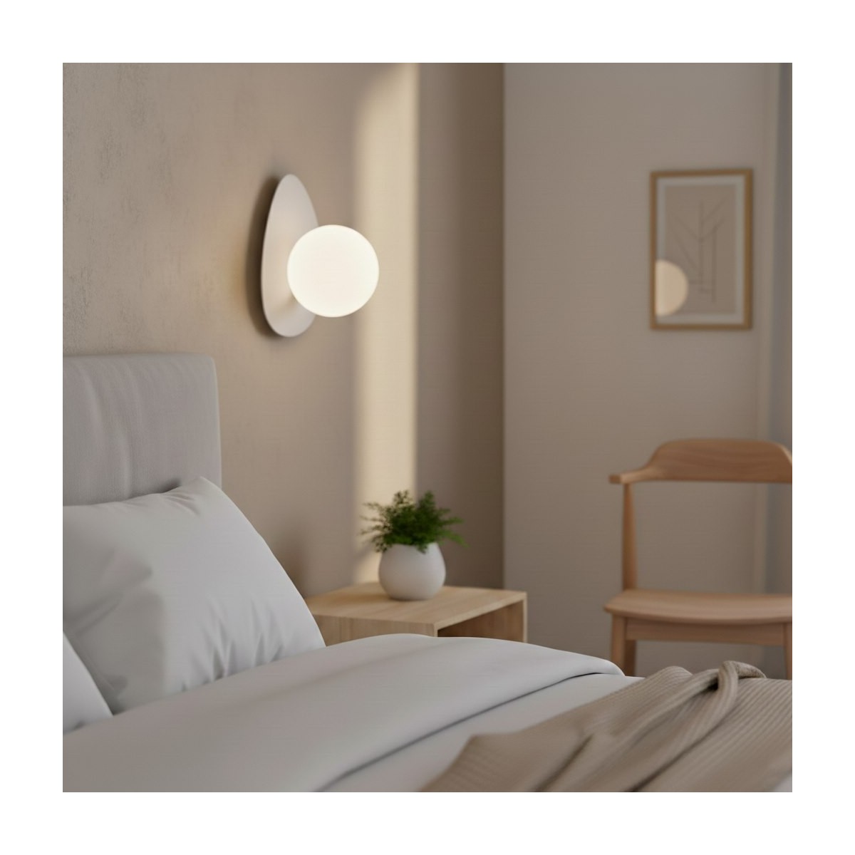 Emibig OVO K1 WHITE EM1528/K1 kolor biały z kategorii kinkiety