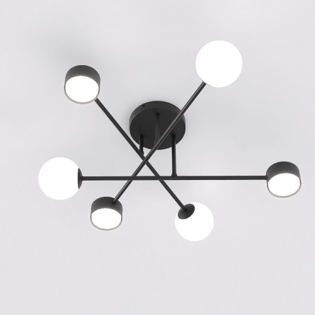 Emibig HOLON 6 BLACK EM1558/6 kolor czarny z kategorii lampy sufitowe