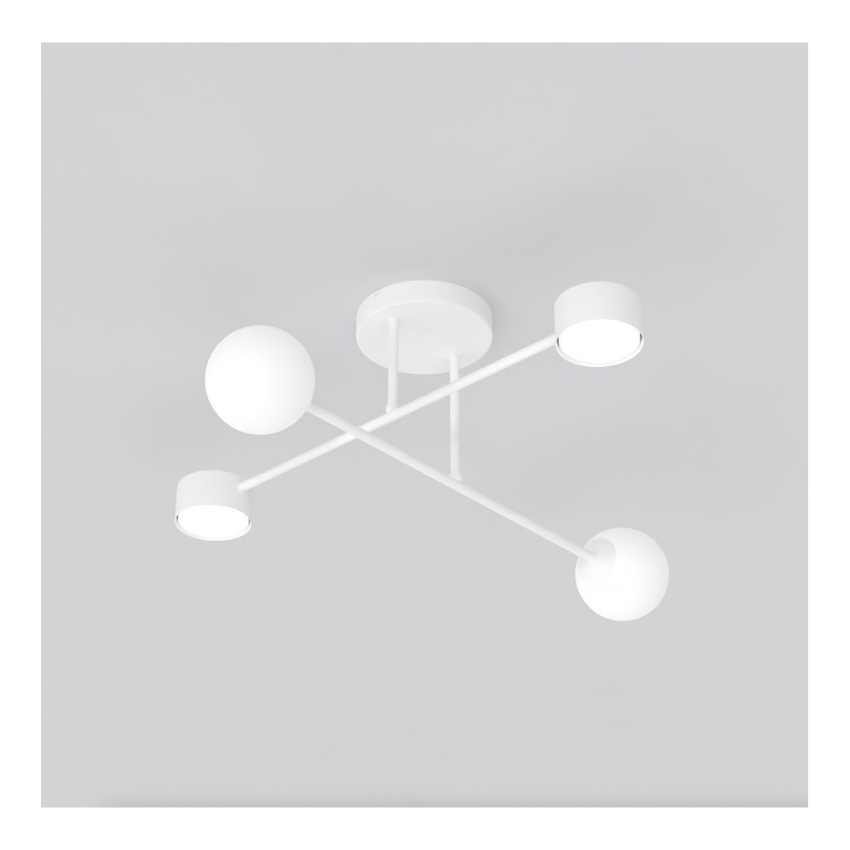 Emibig HOLON 4 WHITE EM1559/4 kolor biały z kategorii lampy sufitowe