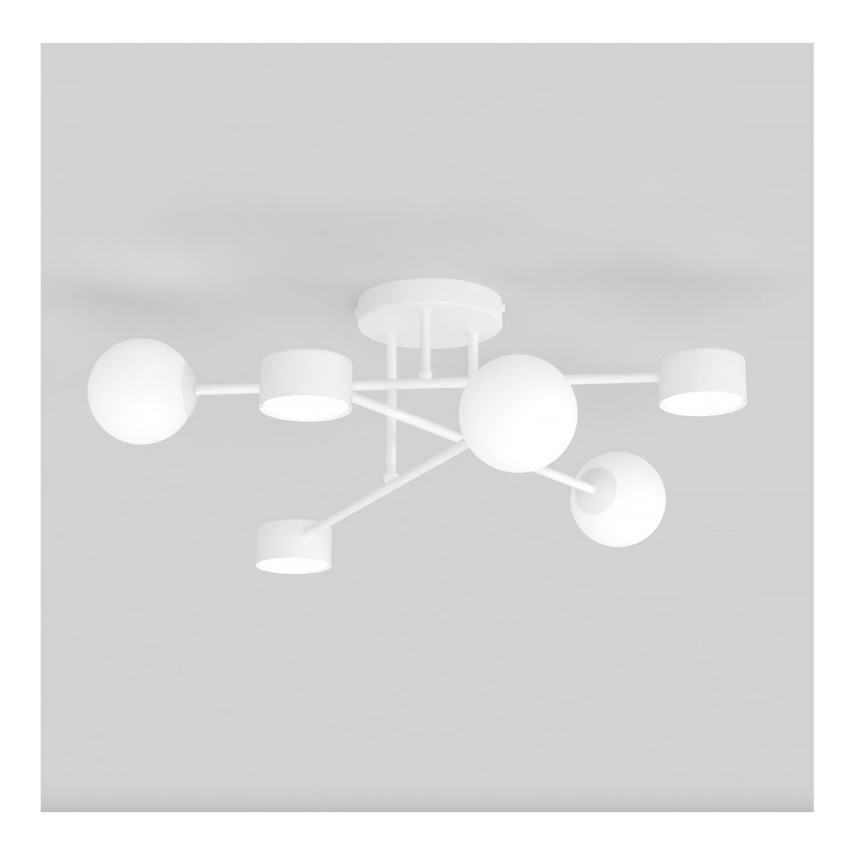 Emibig HOLON 6 WHITE EM1559/6 kolor biały z kategorii lampy sufitowe