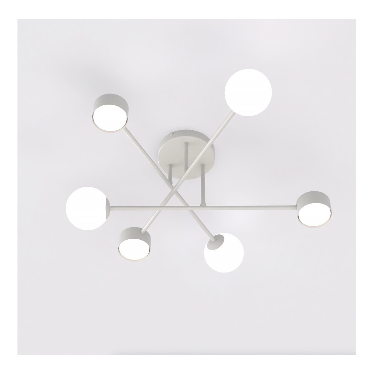 Emibig HOLON 6 GRAY EM1561/6 kolor szary z kategorii lampy sufitowe