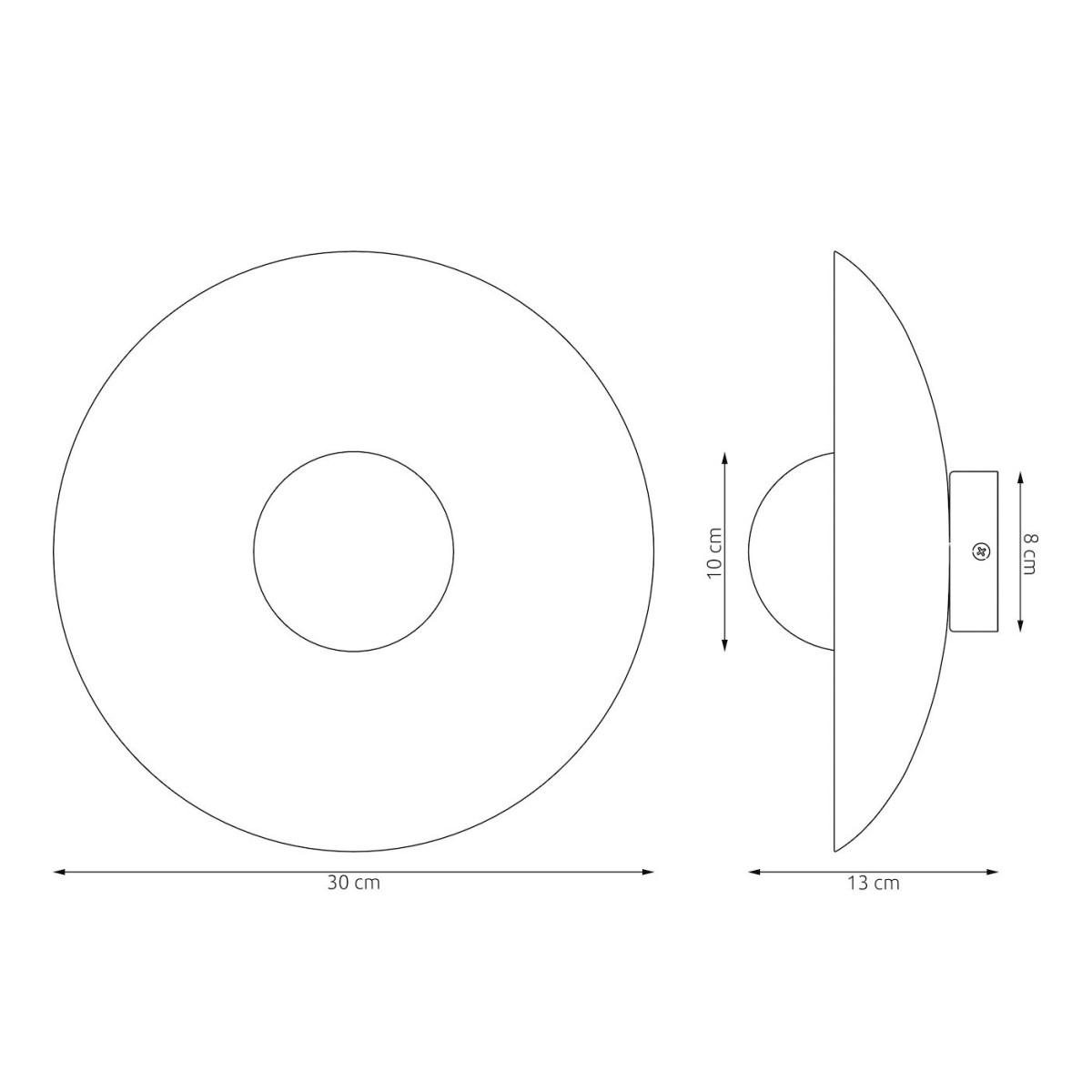 Emibig INSPO K1 WHITE EM1543/K1 kolor biały z kategorii kinkiety