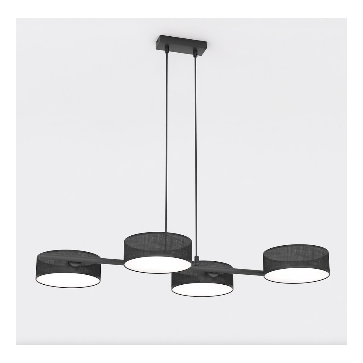 Emibig DRUMZ 4 BLACK EM1562/4 kolor czarny z kategorii lampy wiszące