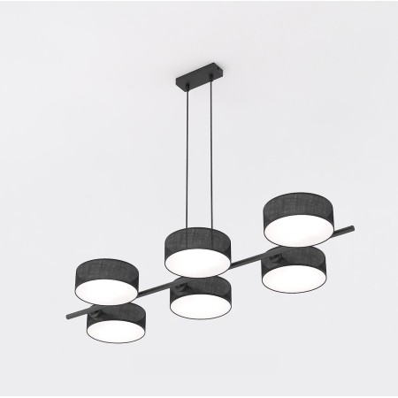 Emibig DRUMZ 6 BLACK EM1562/6 kolor czarny z kategorii lampy wiszące