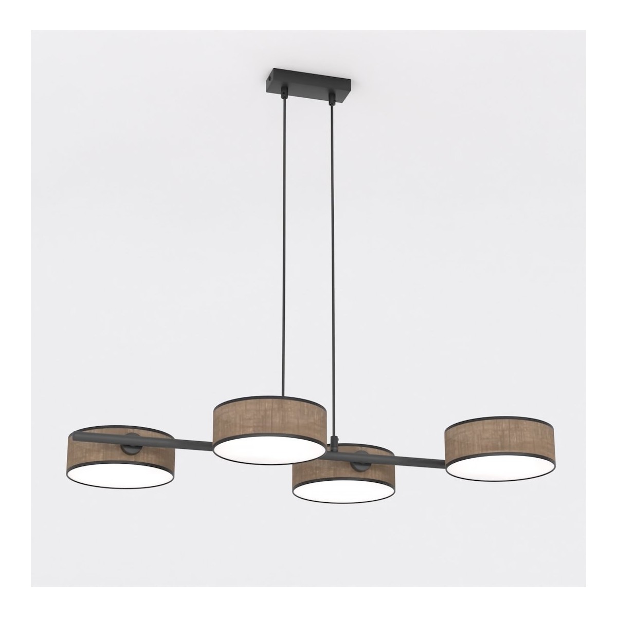 Emibig DRUMZ 4 BROWN EM1563/4 kolor czarny z kategorii lampy wiszące