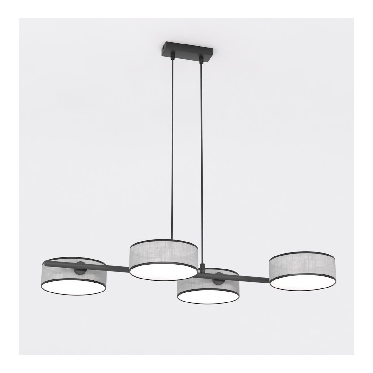 Emibig DRUMZ 4 GRAY EM1564/4 kolor czarny z kategorii lampy wiszące