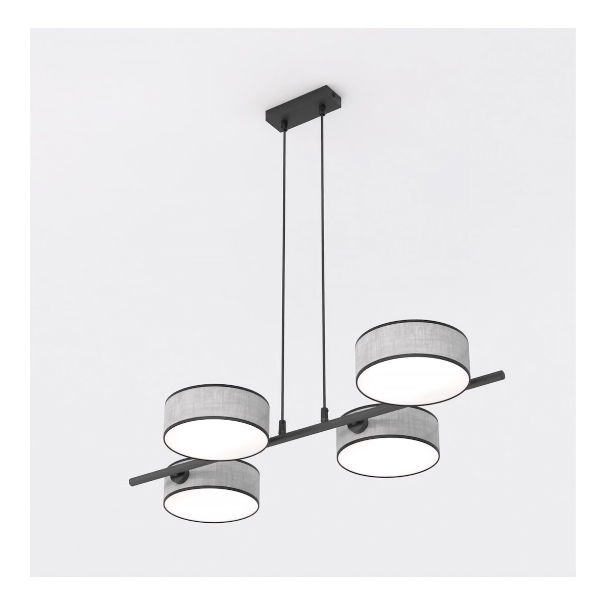 Emibig DRUMZ 4 GRAY EM1564/4 kolor czarny z kategorii lampy wiszące