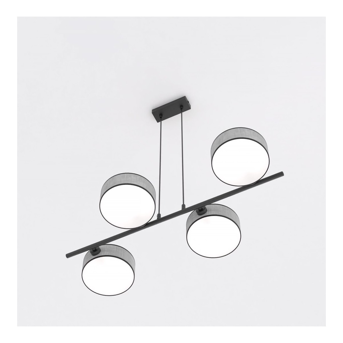 Emibig DRUMZ 4 GRAY EM1564/4 kolor czarny z kategorii lampy wiszące