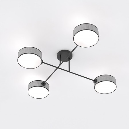 Emibig MAGA 4 GRAY EM1570/4 kolor czarny z kategorii lampy sufitowe