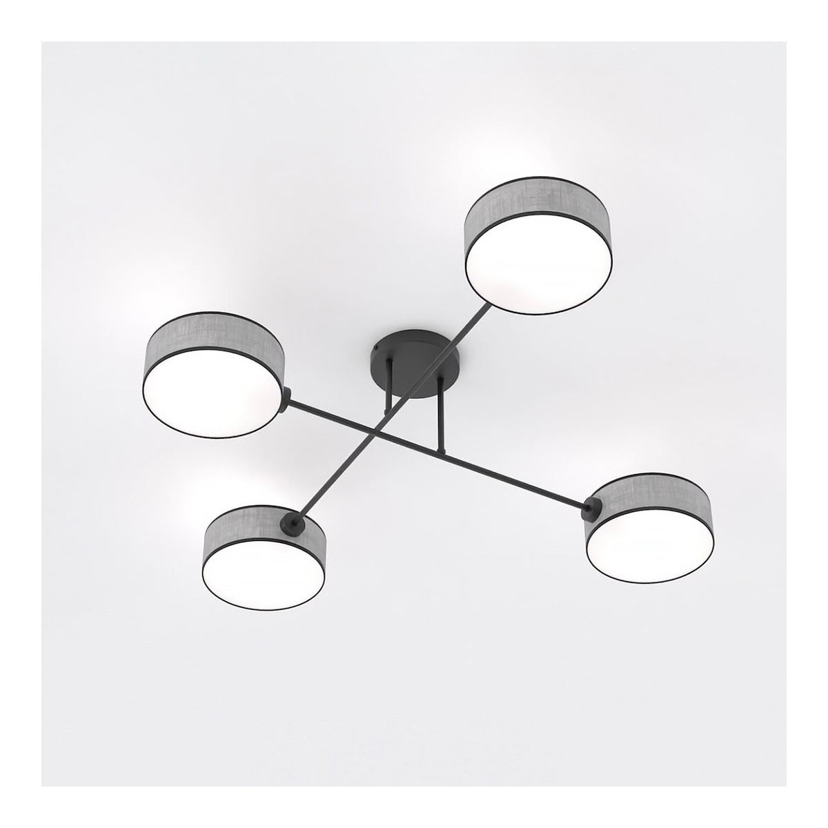 Emibig MAGA 4 GRAY EM1570/4 kolor czarny z kategorii lampy sufitowe