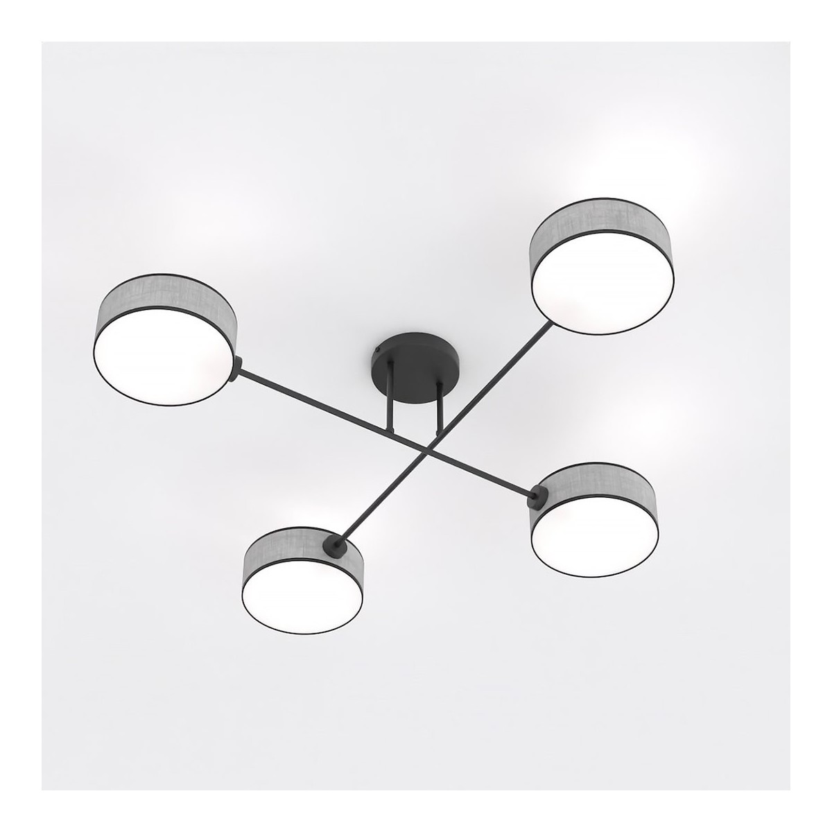 Emibig MAGA 4 GRAY EM1570/4 kolor czarny z kategorii lampy sufitowe