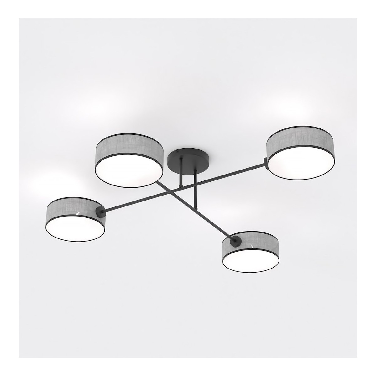 Emibig MAGA 4 GRAY EM1570/4 kolor czarny z kategorii lampy sufitowe