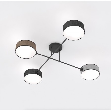 Emibig MAGA 4 MIX1 EM1572/4 kolor czarny z kategorii lampy sufitowe