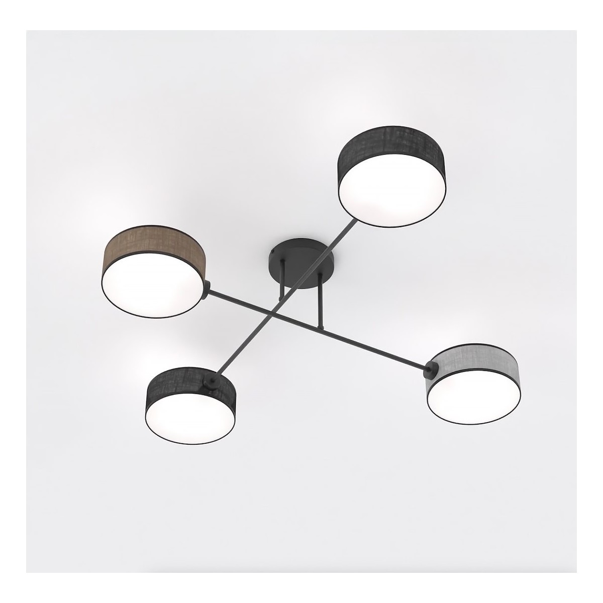 Emibig MAGA 4 MIX1 EM1572/4 kolor czarny z kategorii lampy sufitowe