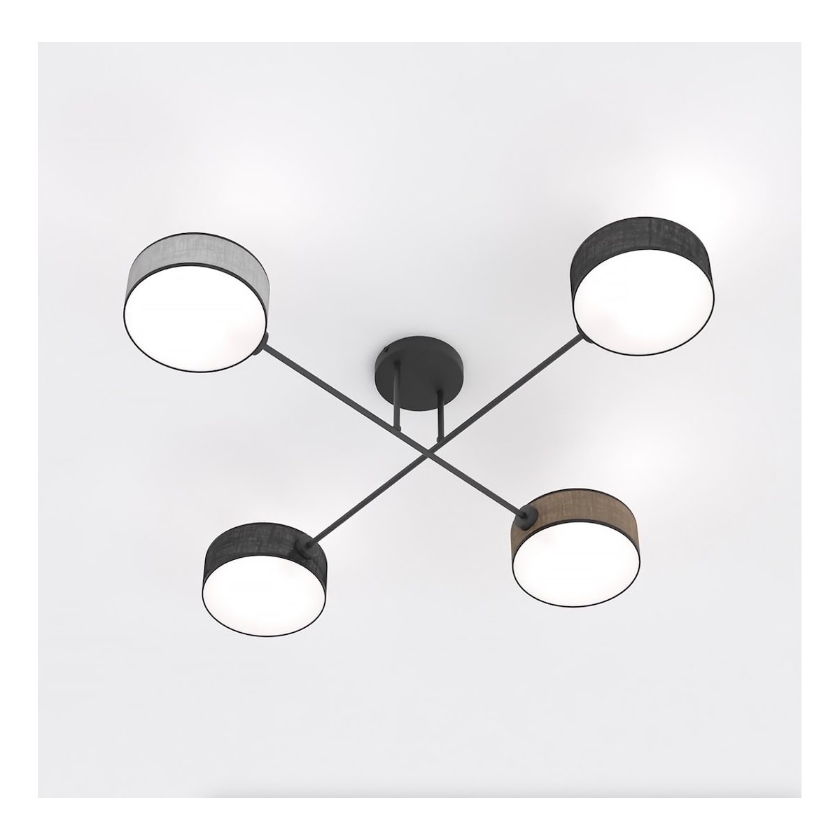 Emibig MAGA 4 MIX1 EM1572/4 kolor czarny z kategorii lampy sufitowe