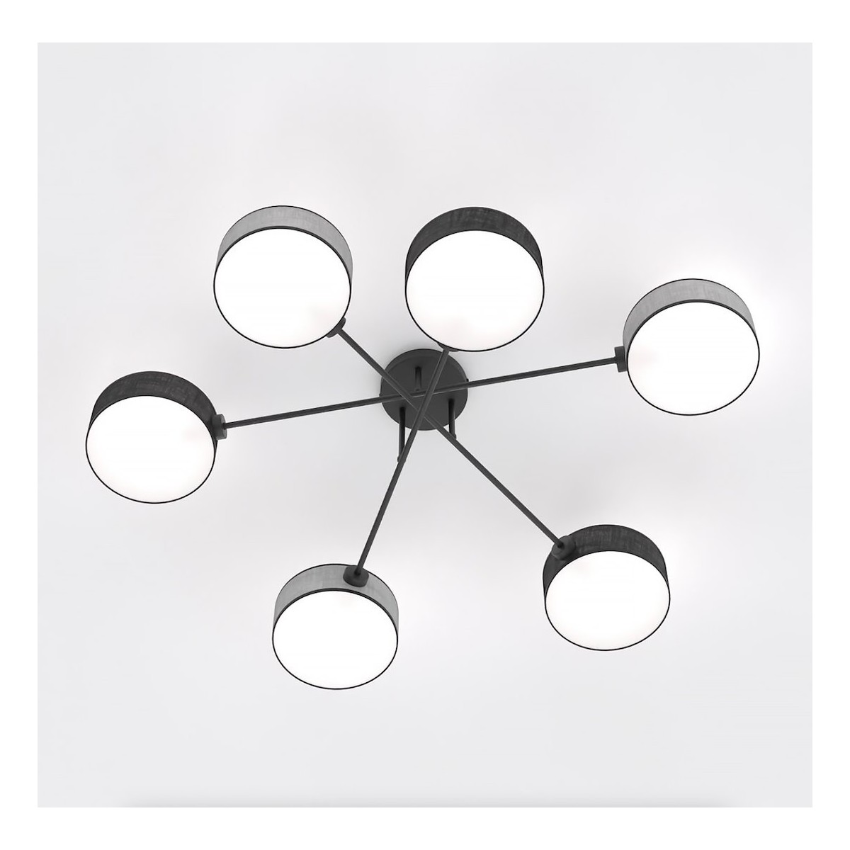 Emibig MAGA 6 MIX2 EM1573/6 kolor czarny z kategorii lampy sufitowe