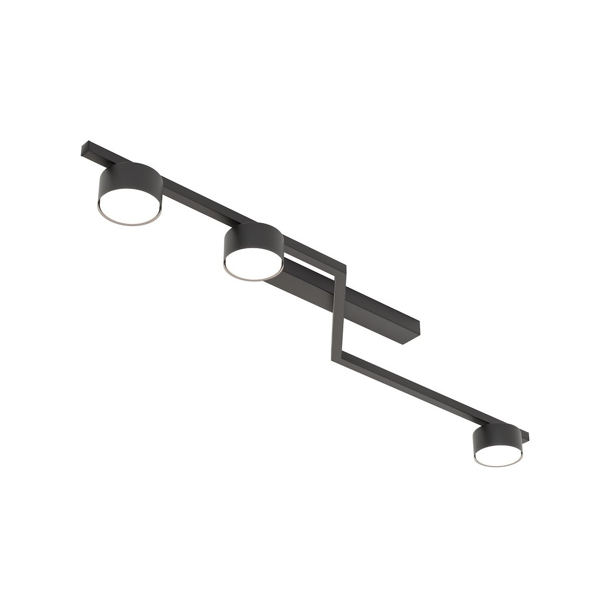 Emibig SKAN 3 BLACK EM1574/3 kolor czarny z kategorii lampy sufitowe