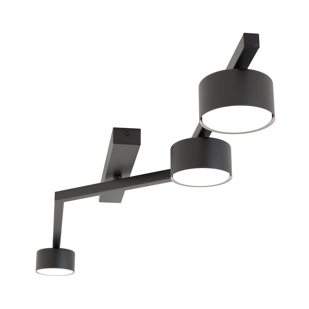 Emibig SKAN 3 BLACK EM1574/3 kolor czarny z kategorii lampy sufitowe