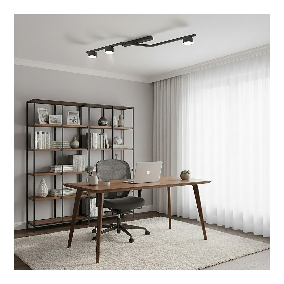 Emibig SKAN 3 BLACK EM1574/3 kolor czarny z kategorii lampy sufitowe