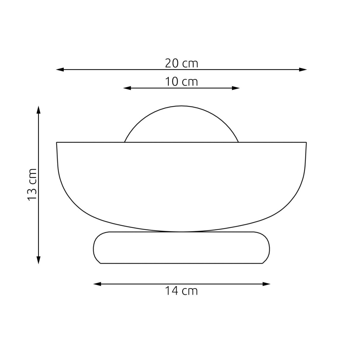 Emibig OZZY K1 BL WHITE EM1516/K1 kolor czarny z kategorii kinkiety