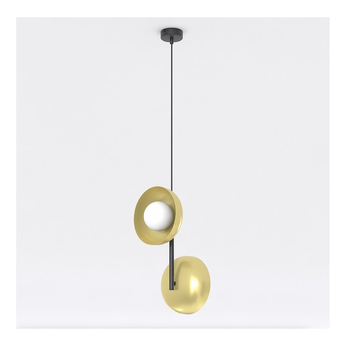 Emibig VANILA 2 BL GOLD EM1596/2 kolor złoty z kategorii lampy wiszące