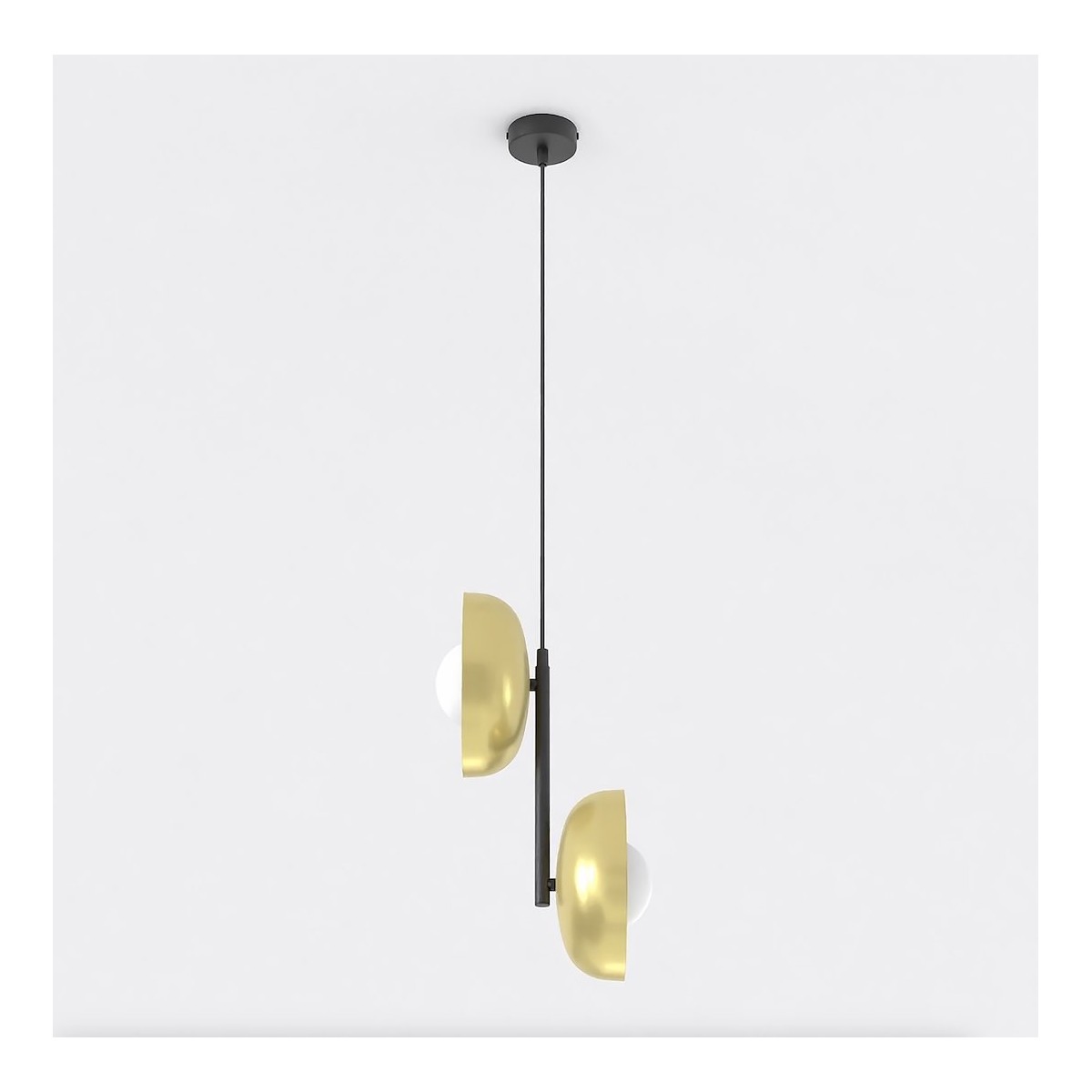 Emibig VANILA 2 BL GOLD EM1596/2 kolor złoty z kategorii lampy wiszące