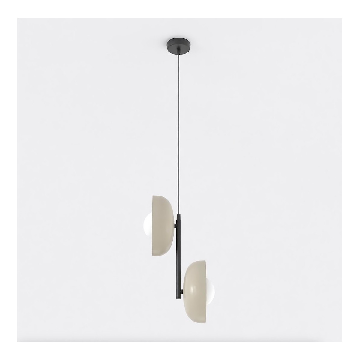 Emibig VANILA 2 BL MOKKA EM1598/2 kolor mocha z kategorii lampy wiszące