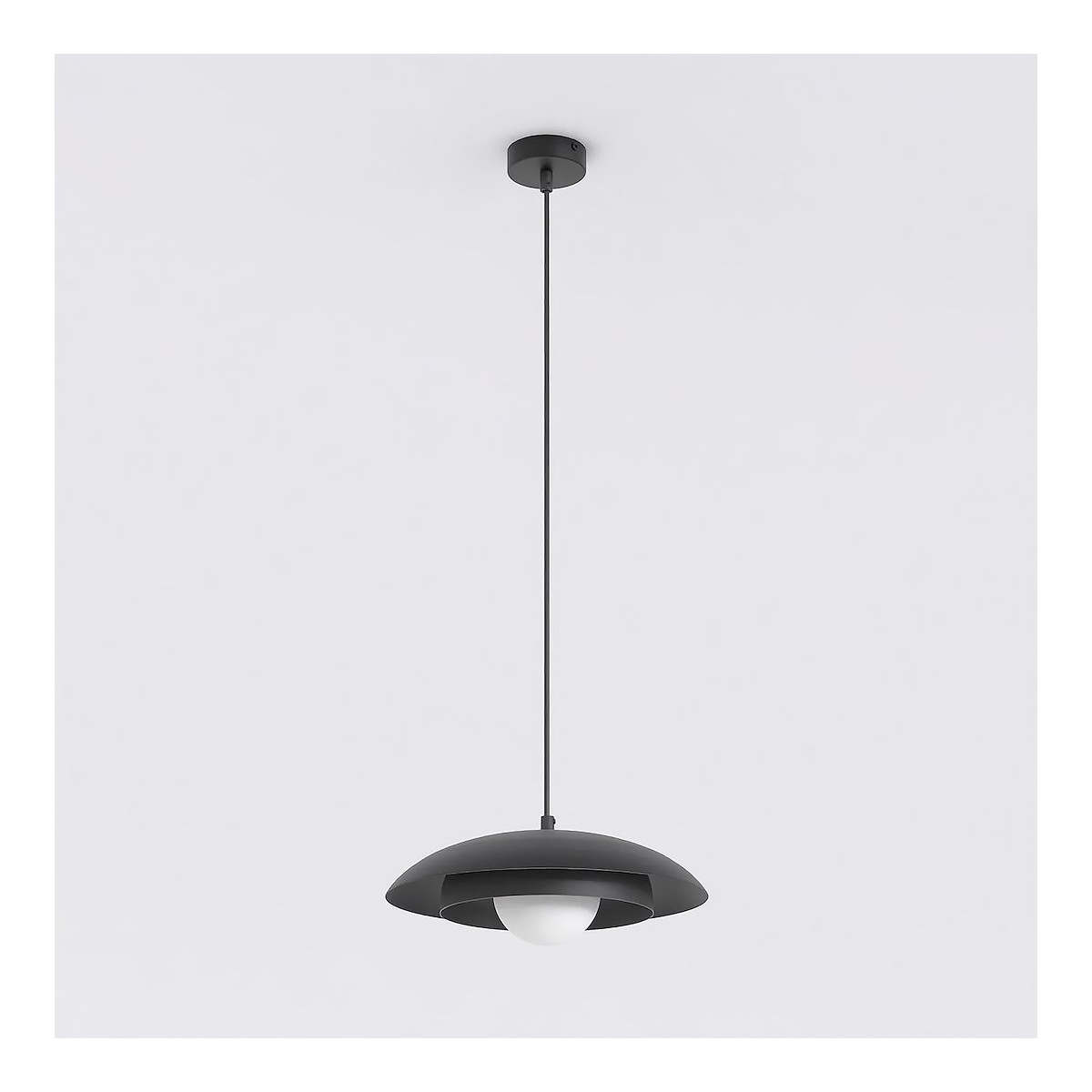 Emibig SKIN 1 BLACK EM1603/1 kolor czarny z kategorii lampy wiszące