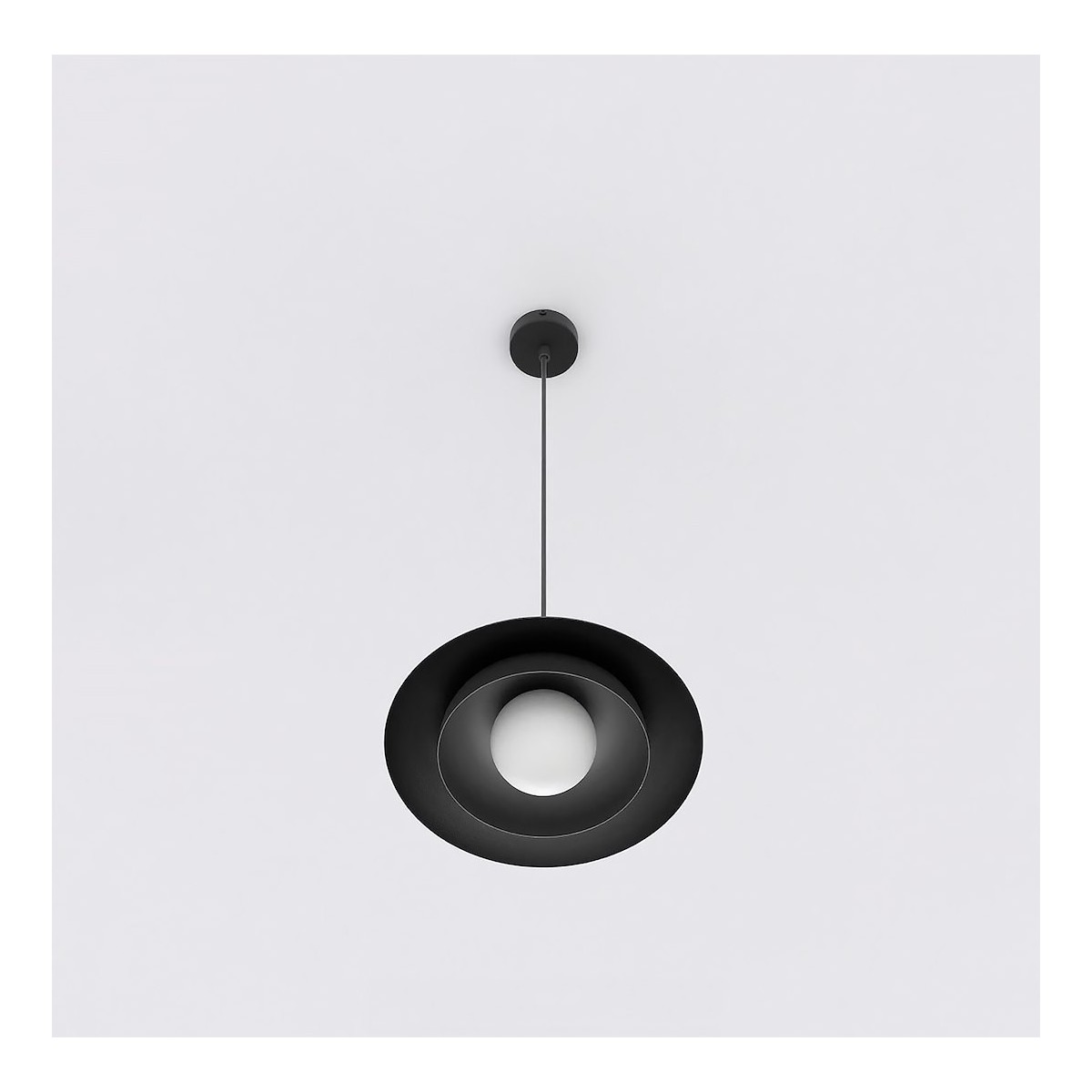 Emibig SKIN 1 BLACK EM1603/1 kolor czarny z kategorii lampy wiszące